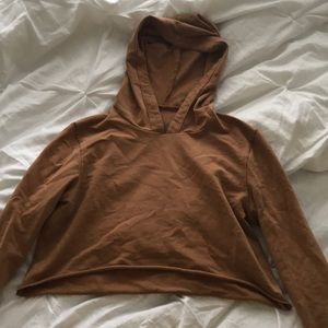 Cropped thrifted sweatshirt